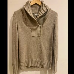 Gap Tan Cowl Neck Sweater